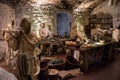 Medieval kitchen at Stirling castle, Scotland