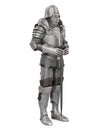 Medieval Knight Armor Isolated Royalty Free Stock Photo