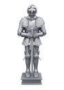 Medieval Knight Armor Isolated Royalty Free Stock Photo