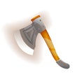 Medieval knight ax vector icon Royalty Free Stock Photo