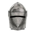Medieval Knight Bascinet Helmet Royalty Free Stock Photo