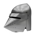 Medieval Knight Bascinet Helmet Royalty Free Stock Photo