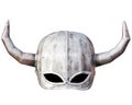 Medieval knight helmet isolated Royalty Free Stock Photo