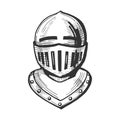 Medieval knight icon