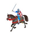 Medieval Knight Icon Royalty Free Stock Photo