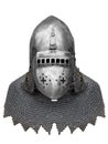 Medieval knight`s helmet