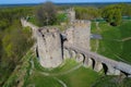 Medieval Koporye fortress on a sunny May day. Leningrad region, Russia Royalty Free Stock Photo