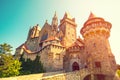 The medieval Kreuzenstein castle in Leobendorf village near Vienna, Austria