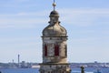 Medieval Kronborg Castle on the Oresund Strait, view on towers and Baltic Sea, Helsingor, Denmark