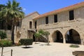 Medieval Larnaka castle courtyard