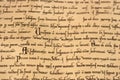 Medieval latin script