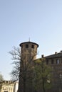 Palazzo Madama tower on Castello square in Torino Royalty Free Stock Photo