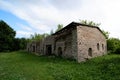 Medieval limestone ruined fortress