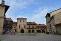 Medieval Main Square In Santillana Del Mar.