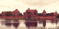 The medieval Malbork Castle.