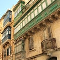 Medieval Maltese house in the capital of the island of Valletta.