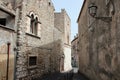 medieval mansion (corvaja palace) in taormina in sicily (italy)
