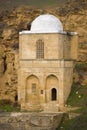 Medieval mausoleum of Sheikh Diri Baba close-up, Azerbaijan Royalty Free Stock Photo