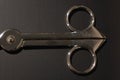 Medieval medical tools, detail of vintage surgeon tools Royalty Free Stock Photo
