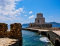 Medieval Methoni Castle Tower, Peloponnese, Greece Royalty Free Stock Photo