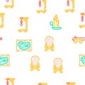 Medieval Middle Age Collection Icons Set Vector