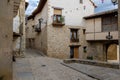 Medieval Mirambel town, Spain. Royalty Free Stock Photo