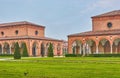 The medieval monastery of Carthusian order in Ferrara, Italy Royalty Free Stock Photo