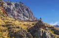 The medieval monastery of Noravank in the mountains of Armenia.