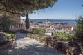 Medieval moorish fortress Alcazaba in Almeria Royalty Free Stock Photo