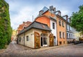 Medieval narrow streets of Riga