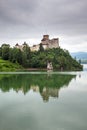 Medieval Niedzica Castle at Czorsztyn Lake Royalty Free Stock Photo