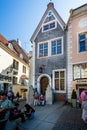 Medieval No 12 Raekoja Plats Town Hall Square in Tallinn, Estonia Royalty Free Stock Photo