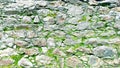 Medieval old ancient stone brick English castle wall texture pattern background Royalty Free Stock Photo