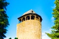 Medieval old stone watch tower Royalty Free Stock Photo