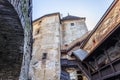 Medieval Orava Castle. Oravsky Podzamok, Slovakia, 21 July 2022 Royalty Free Stock Photo