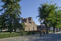 Medieval orthodox church Crist Pantokrator - 13c. in ancient city Nessebar or Mesembria on the Black Sea coast Royalty Free Stock Photo