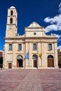 Medieval orthodox church in the town of Chania on the island of Crete Royalty Free Stock Photo