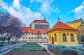 Our Lady of the Snows Church and Franciscan Garden, Prague, Czechia Royalty Free Stock Photo