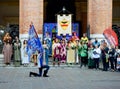 Medieval Pageantry in a festival in Vicenza Italy