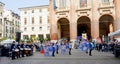 Medieval Pageantry in a festival in Vicenza Italy