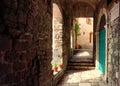 Medieval Path through Sibenik Royalty Free Stock Photo