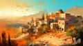 Medieval Period Panorama in Morocco