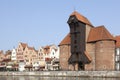 The medieval port crane in Gdansk, Poland