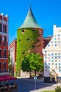 Medieval powder tower in Riga, Latvia