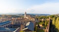 The medieval quarter of Gerona. Costa Brava, Catalonia, Spain. Royalty Free Stock Photo