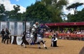 Medieval Reenactment at Warwick Castle, England Royalty Free Stock Photo