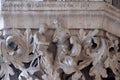 Medieval relief from Doge`s Palace, Saint Mark Square, Venice, Italy Royalty Free Stock Photo