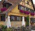 Medieval Restaurant called Hell in Rothenburg, Germany