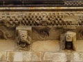 Cornice of the Cathedral of Cahors. France. Royalty Free Stock Photo