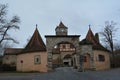 The medieval Rothenburg ob der Tauber, Germany, at Christmas Royalty Free Stock Photo